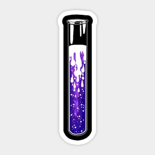 Galaxy in a test tube Sticker